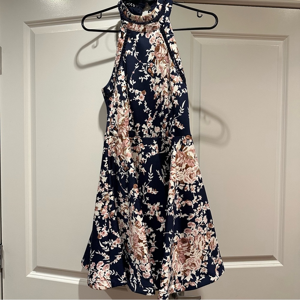 Floral Halter Dress